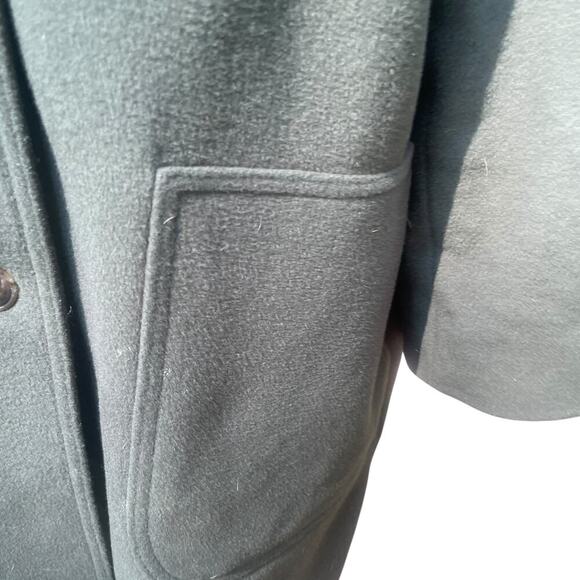 Kristen Blake Studio Collection Lambswool Blend Olive Coat - Size 14W - Picture 15 of 16